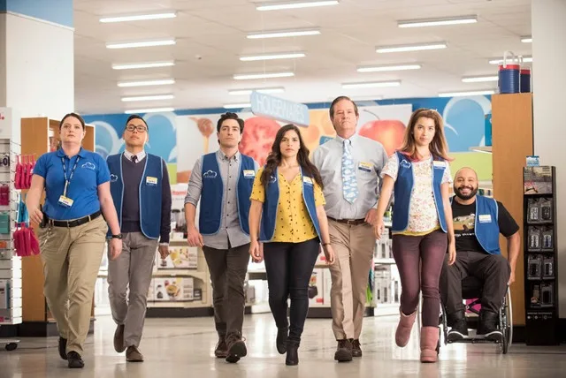 Superstore production design — 1x01-Pilot-Dina-Mateo-Jonah-Amy-Glenn-Cheyenne-and-Garrett-superstore-39171347-758-506