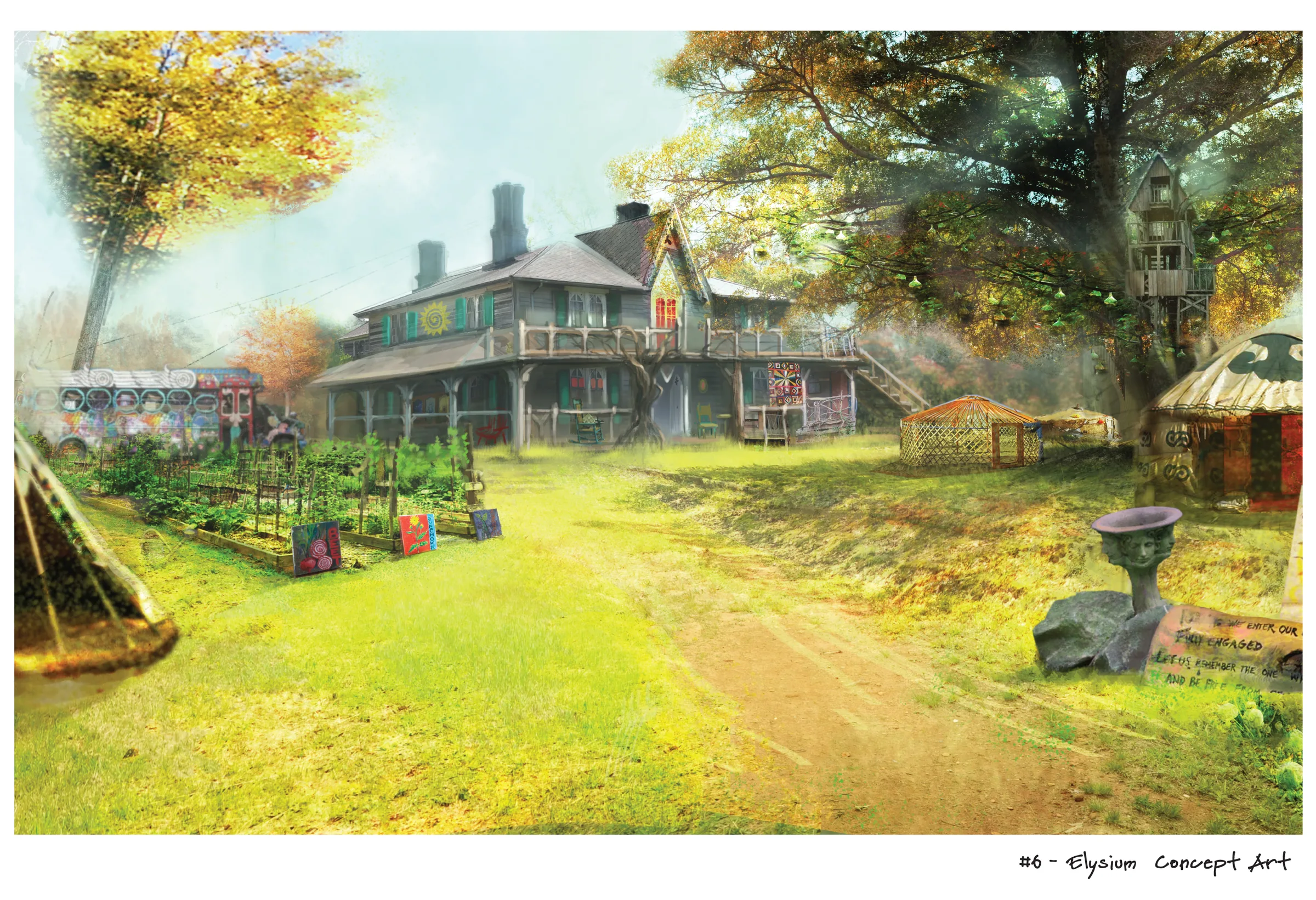Wanderlust production design — Elysium Concept Art