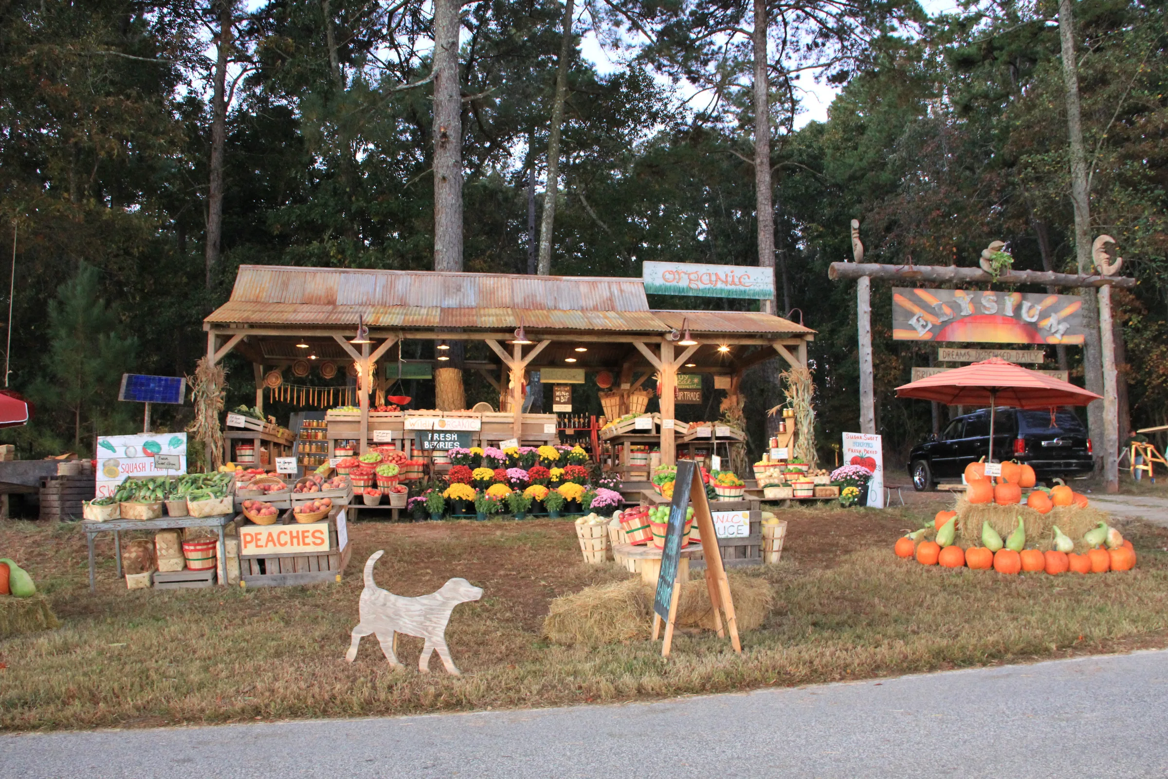 Wanderlust production design — Fruitstand