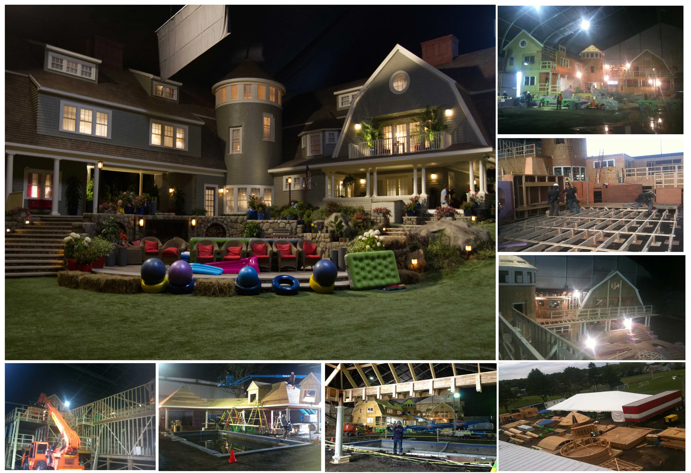 Grown Ups 2 production design — Then we built the Backyard in it